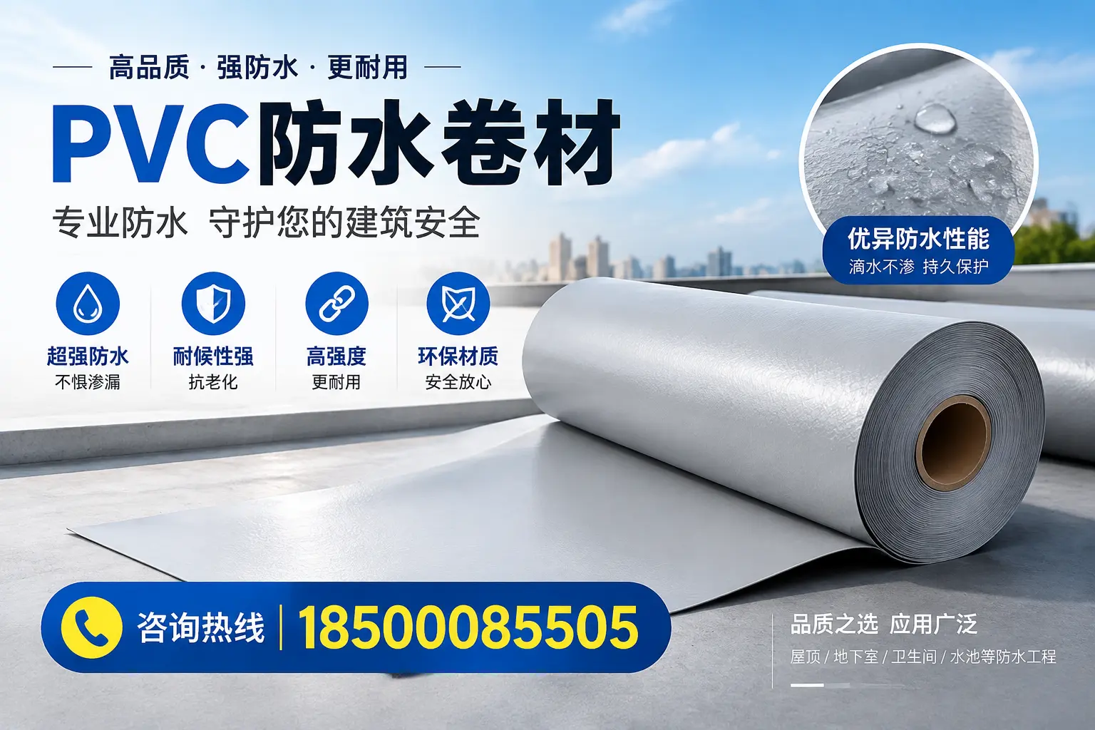 湘西地区pvc防水卷材的市场现状与发展趋势